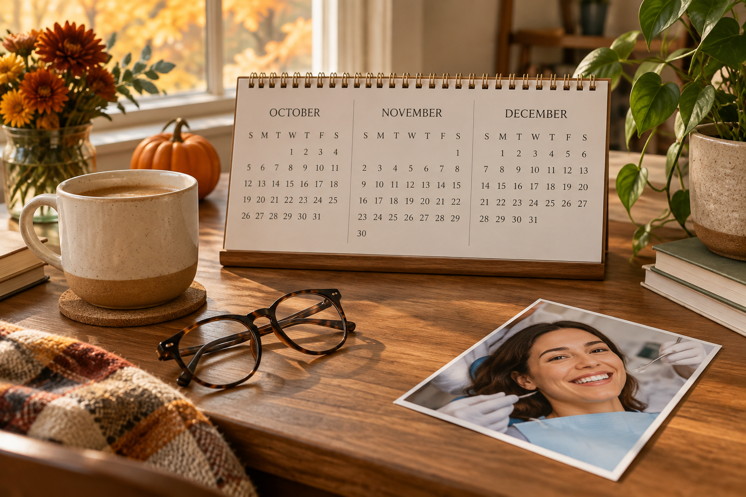 Family planning a year-end dental visit to use remaining dental benefits in South Philadelphia